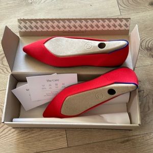 Rothy’s The Point in Flame size 8
